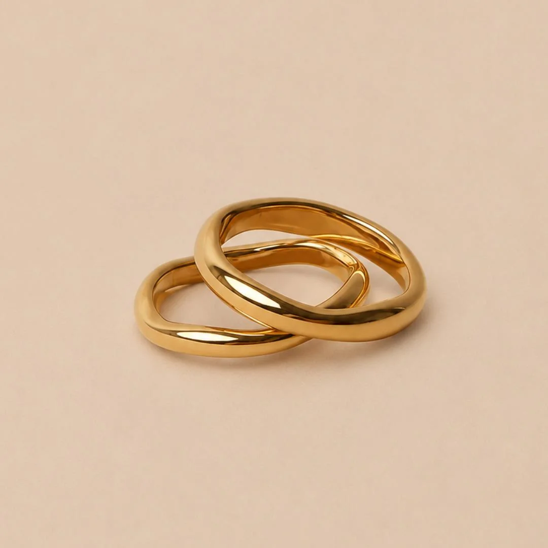 Ring Set Stackable Waterproof Jewelry